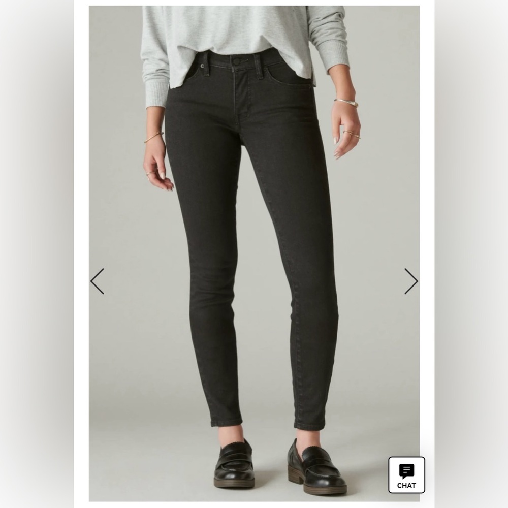 Lucky Brand- Mid Rise Ava Skinny Jeans